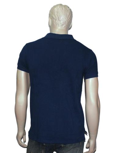 Collared Casual T-Shirt Blue