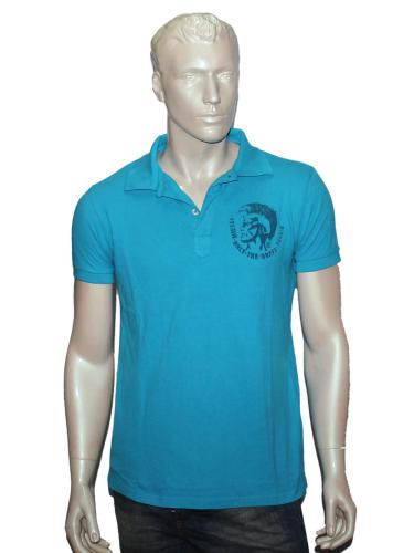 Collared Casual T-Shirt Light Blue