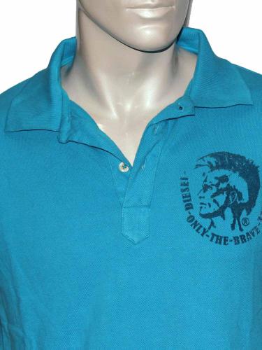 Collared Casual T-Shirt Light Blue