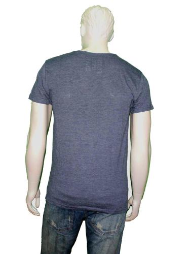 Factorie Grey Round Neck Casual T-Shirt