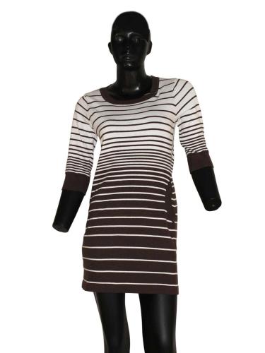 Pelican Stripped Casual Dress