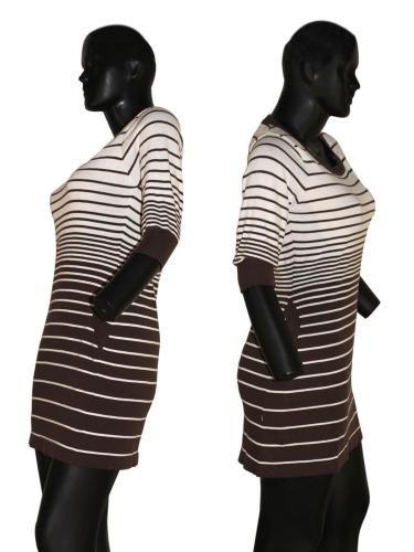 Pelican Stripped Casual Dress